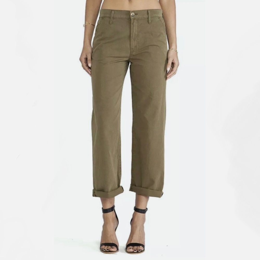 MOTHER Olive Cropped Pants